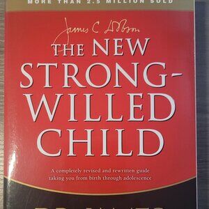 Book THE NEW STRONG-WILLED CHILD By Dr. James Dobson Bestseller Author Counselor
